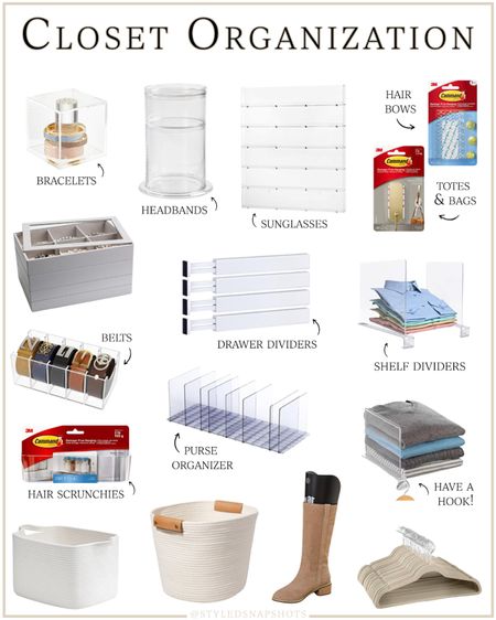 What I use to organize my closet 

closet organization, home organization, organizer 

#LTKfindsunder50 #LTKhome