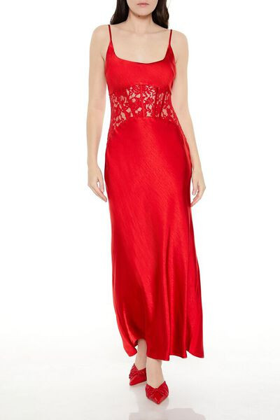 Sheer Floral Maxi Slip Dress | Forever 21