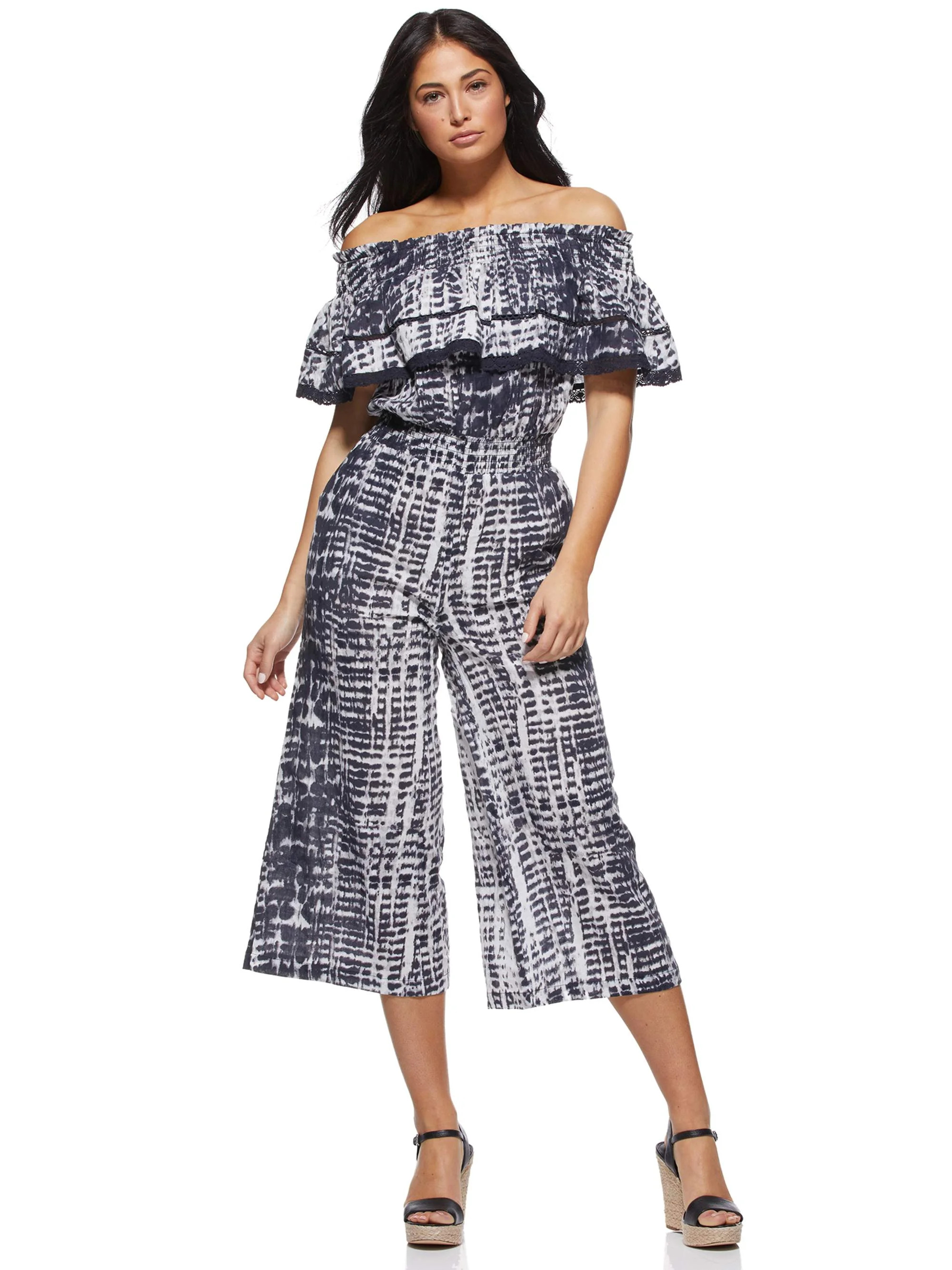 Sofia Jeans by Sofia Vergara Cha Cha Jumpsuit, Women's | Walmart (US)