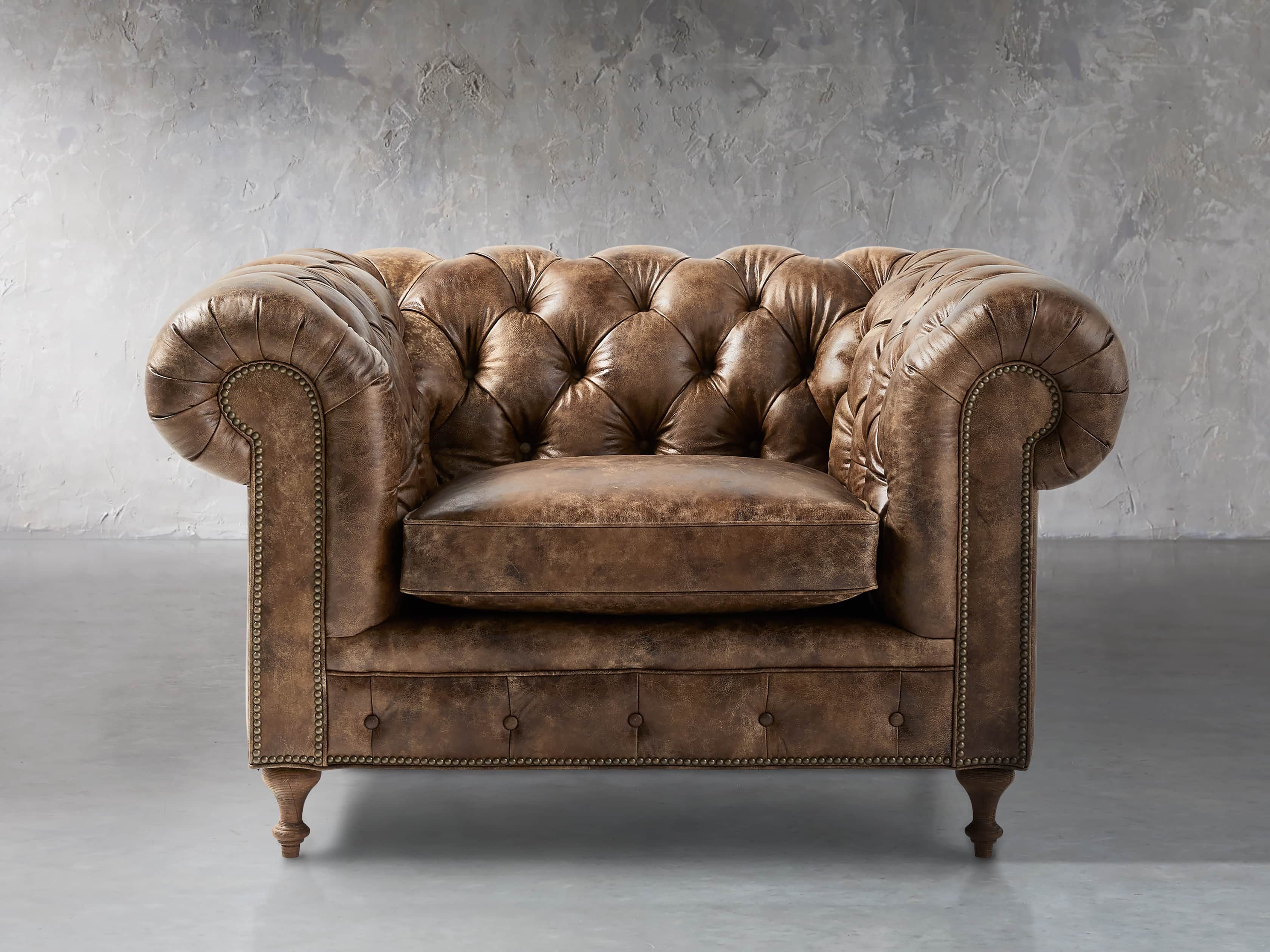 Wessex Leather Chair | Arhaus