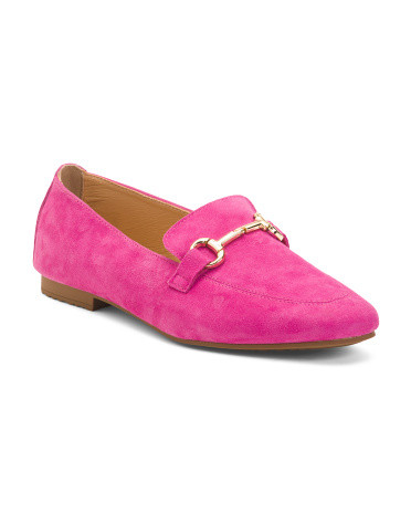 Suede Loafers With Horsebit Detail | TJ Maxx