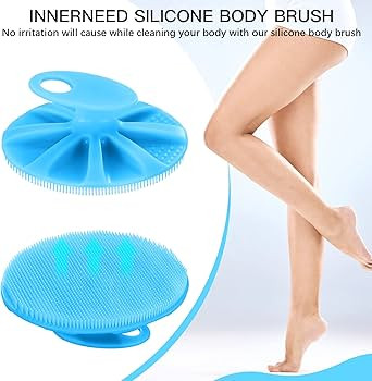 INNERNEED Food-Grade Soft Silicone Body Cleansing Brush Shower Scrubber, Gentle Exfoliating and M... | Amazon (US)