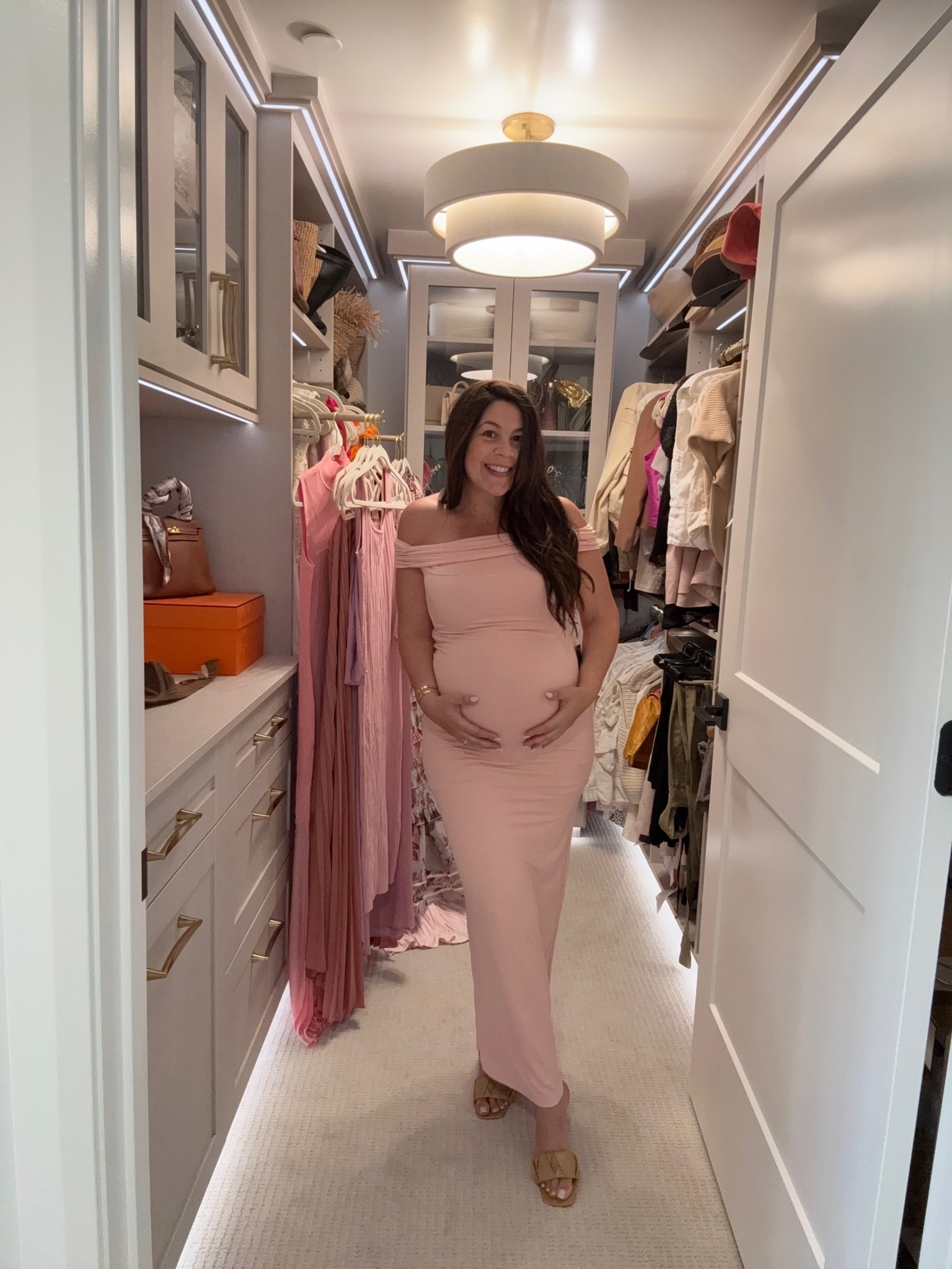 Baby Shower option 6. The softest one and love the neck line! 

#maternity #babybump #babyshower #pinkdress

#LTKBump #LTKBaby #LTKTravel