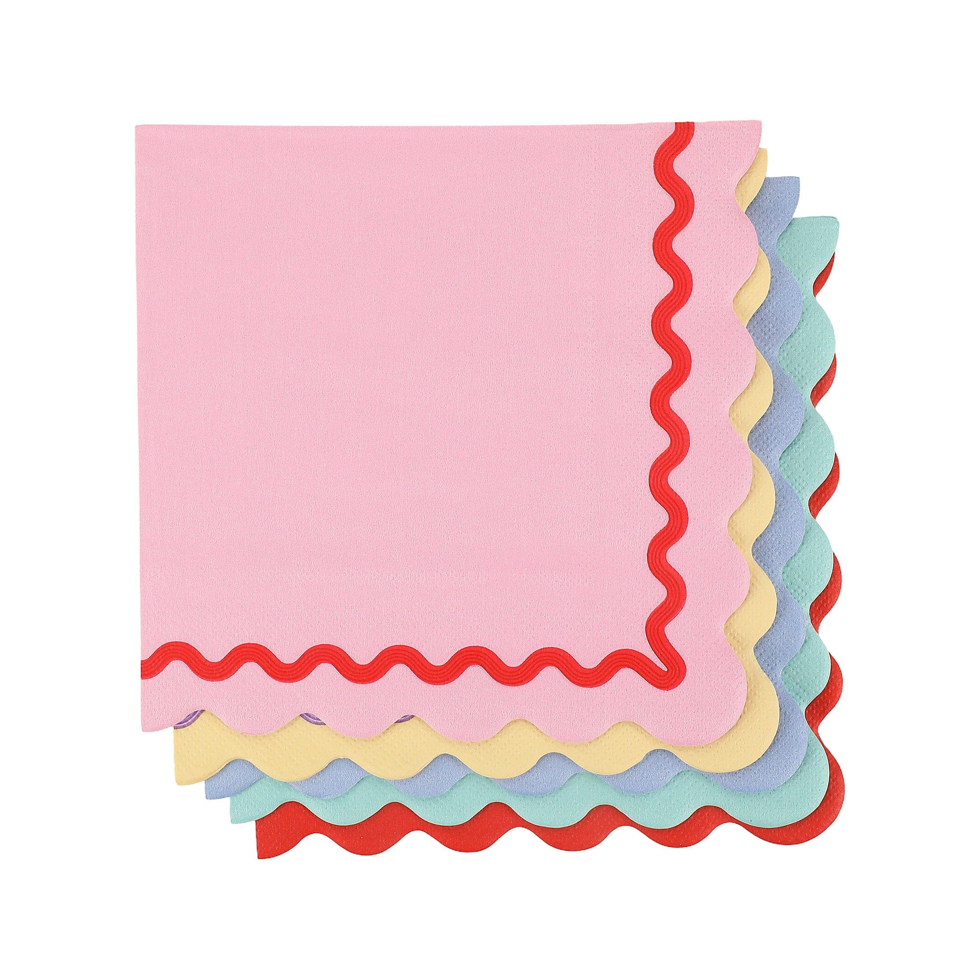 Rainbow Ric Rac Assorted Lunch Napkin | Packed Party | Packed Party