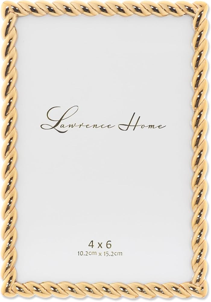 Lawrence Frames 4x6 Golden Rope Picture Frame (712046) | Amazon (US)