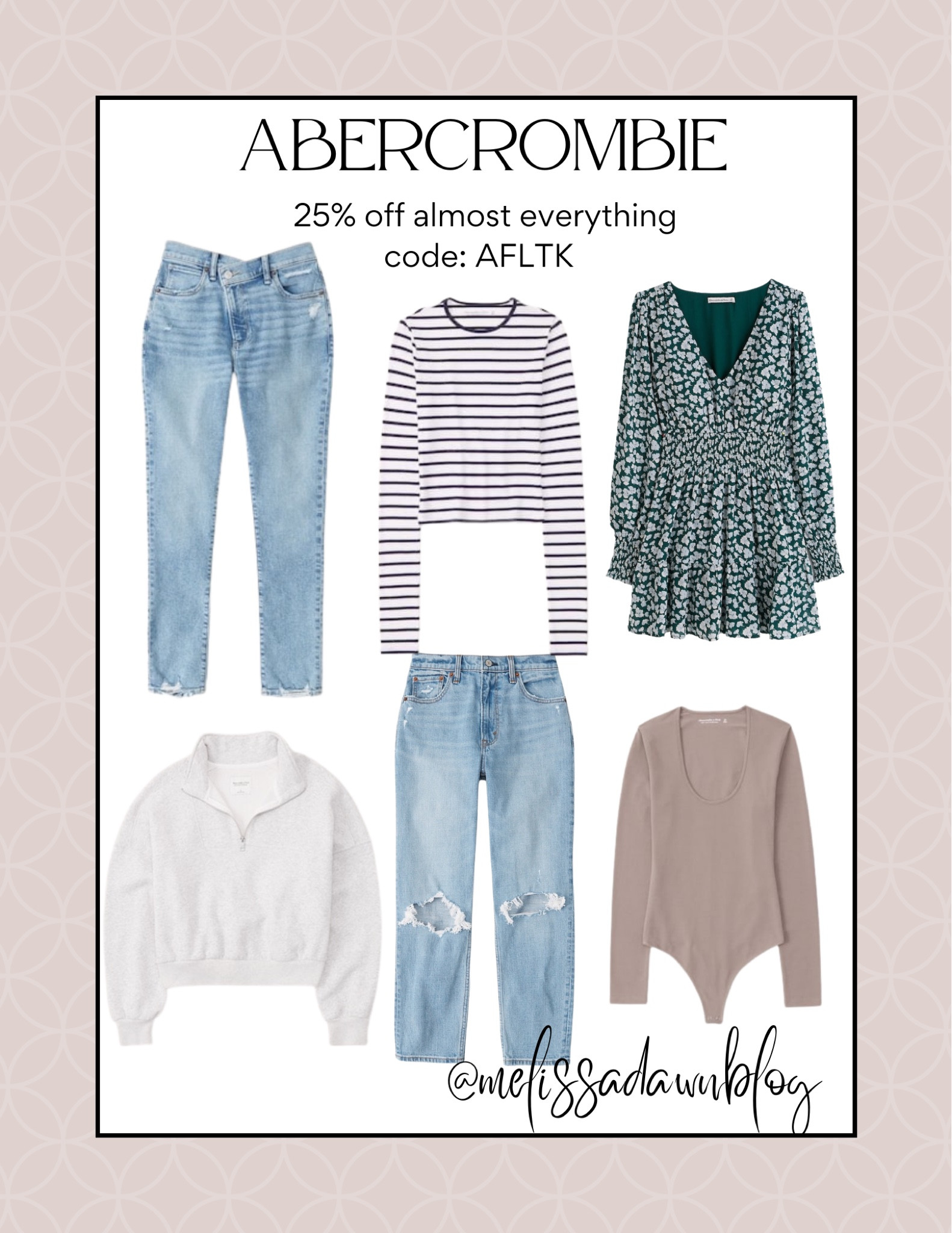 LTK Fall Sale
Abercrombie 25% off
Code: AFLTK

#LTKsalealert #LTKunder50 #LTKstyletip