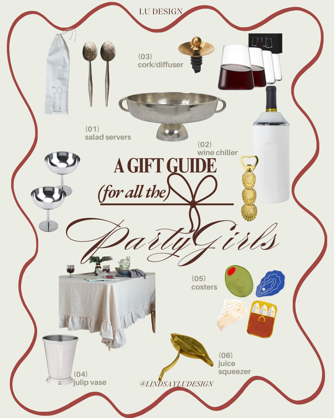 The only things you need to host a good party 

#LTKGiftGuide #LTKParties #LTKHoliday