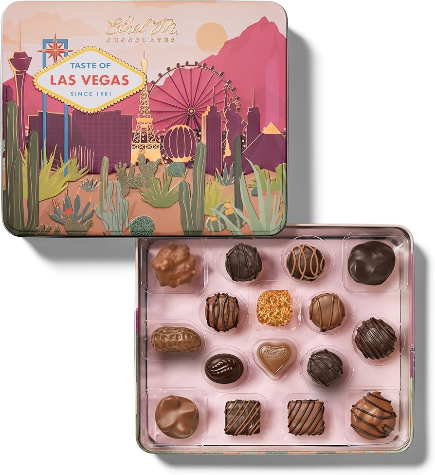 Ethel M Chocolates Premium Taste of Las Vegas Collection Chocolate Gift Box, Milk & Dark Chocolat... | Amazon (US)