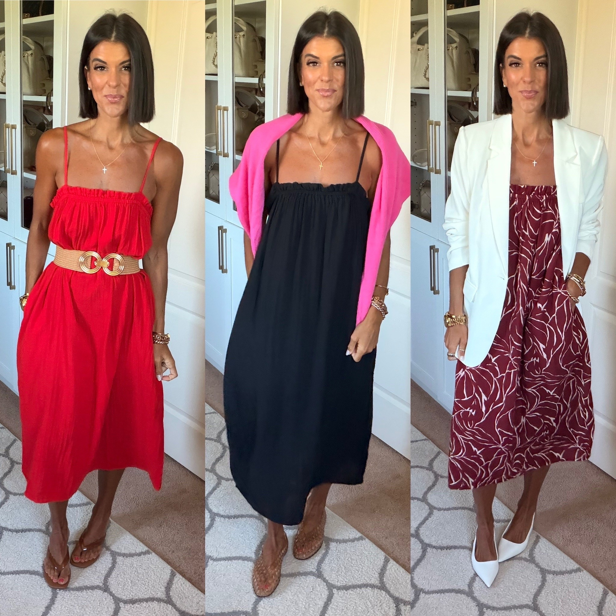$14 Walmart dress! Can be styled so many ways! I’m 5’5 and in size size xs

#LTKootd #LTKSaleAlert #LTKSeasonal