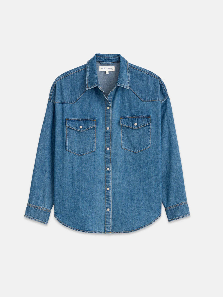 Santa Fe Shirt in Denim | Alex Mill