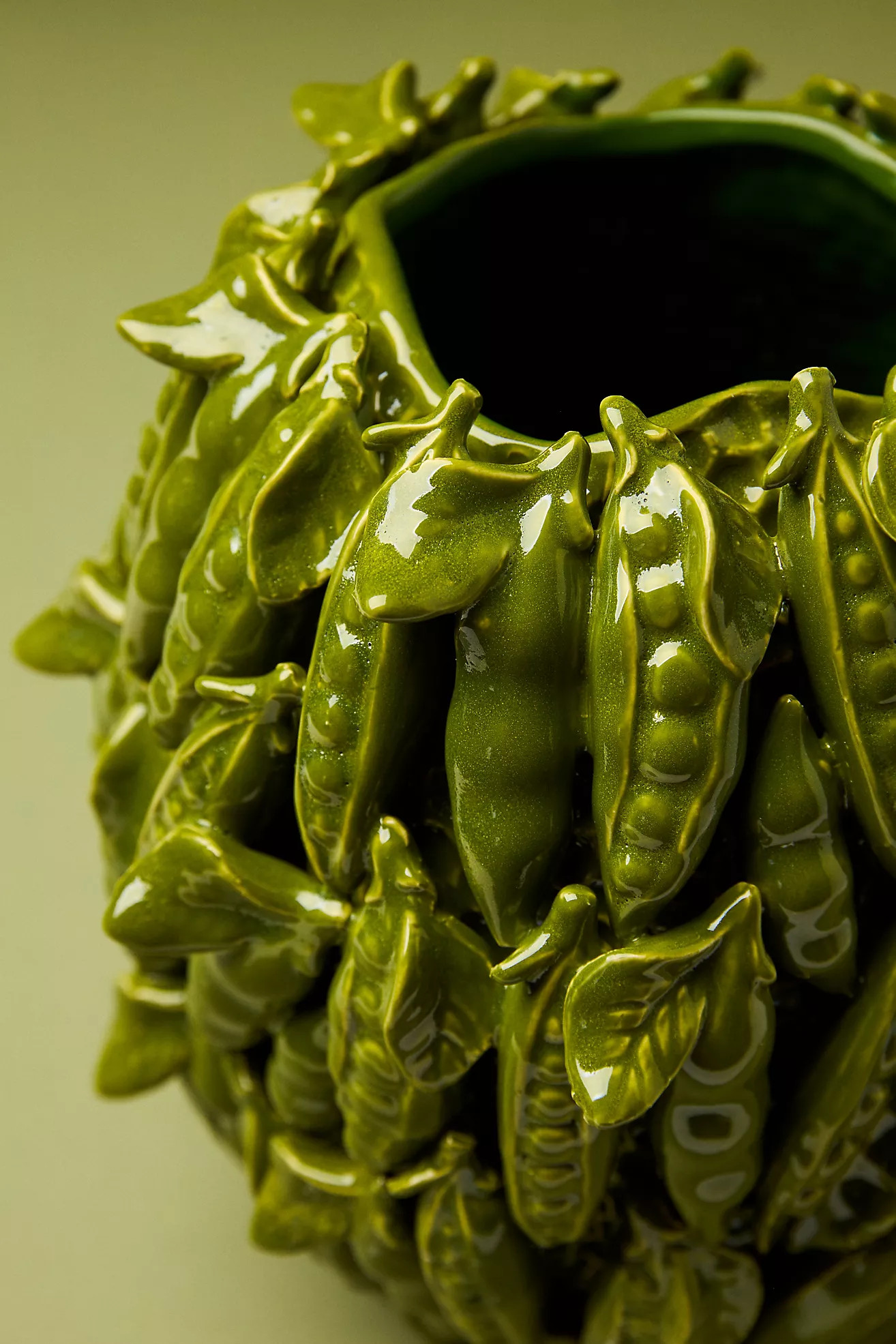 3D Pea Stoneware Vase | Anthropologie (US)