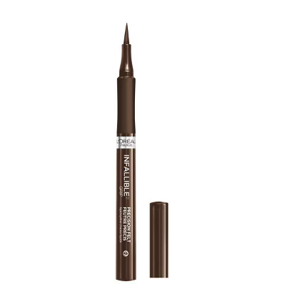L'Oreal Paris Infallible Grip Precision Felt Tip Waterproof Eyeliner - 605 Brown - 0.034 fl oz | Target