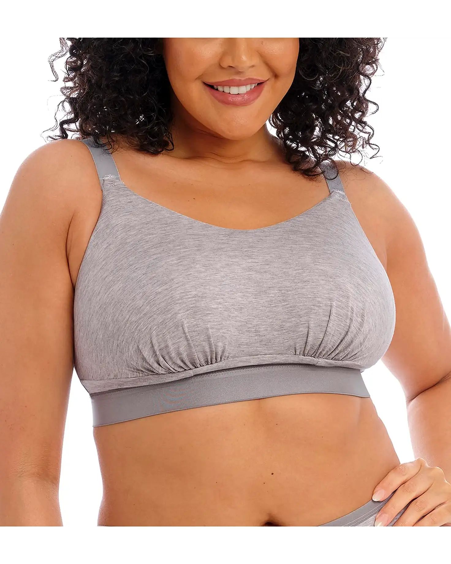 Downtime Non-Wired Full Figure Bra | Zappos