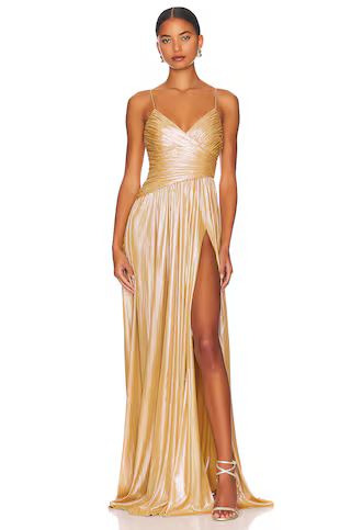 retrofete Doss Dress in Champagne Gold from Revolve.com | Revolve Clothing (Global)