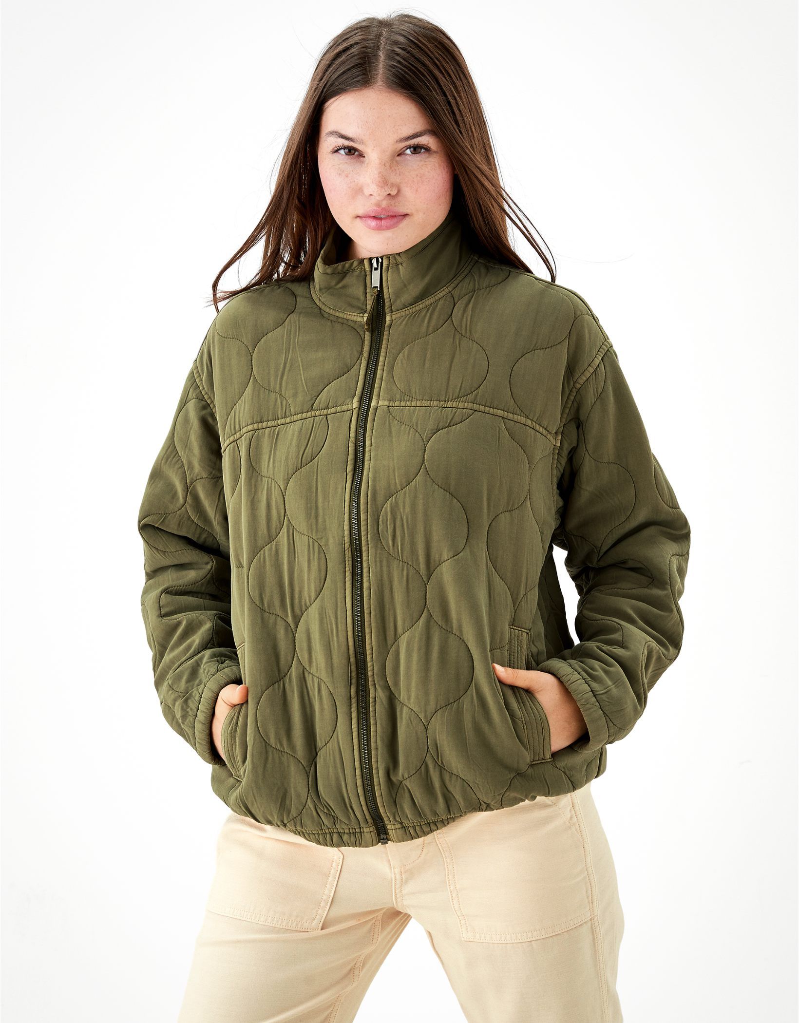 AE Quilted Bomber Jacket | American Eagle Outfitters (US & CA)