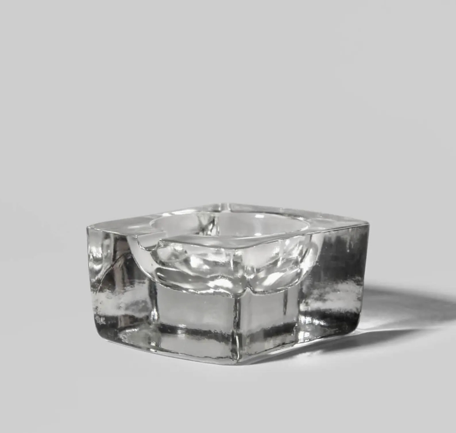 Mid-Century Modernist Massive Glass Ashtray | Etsy (Global)