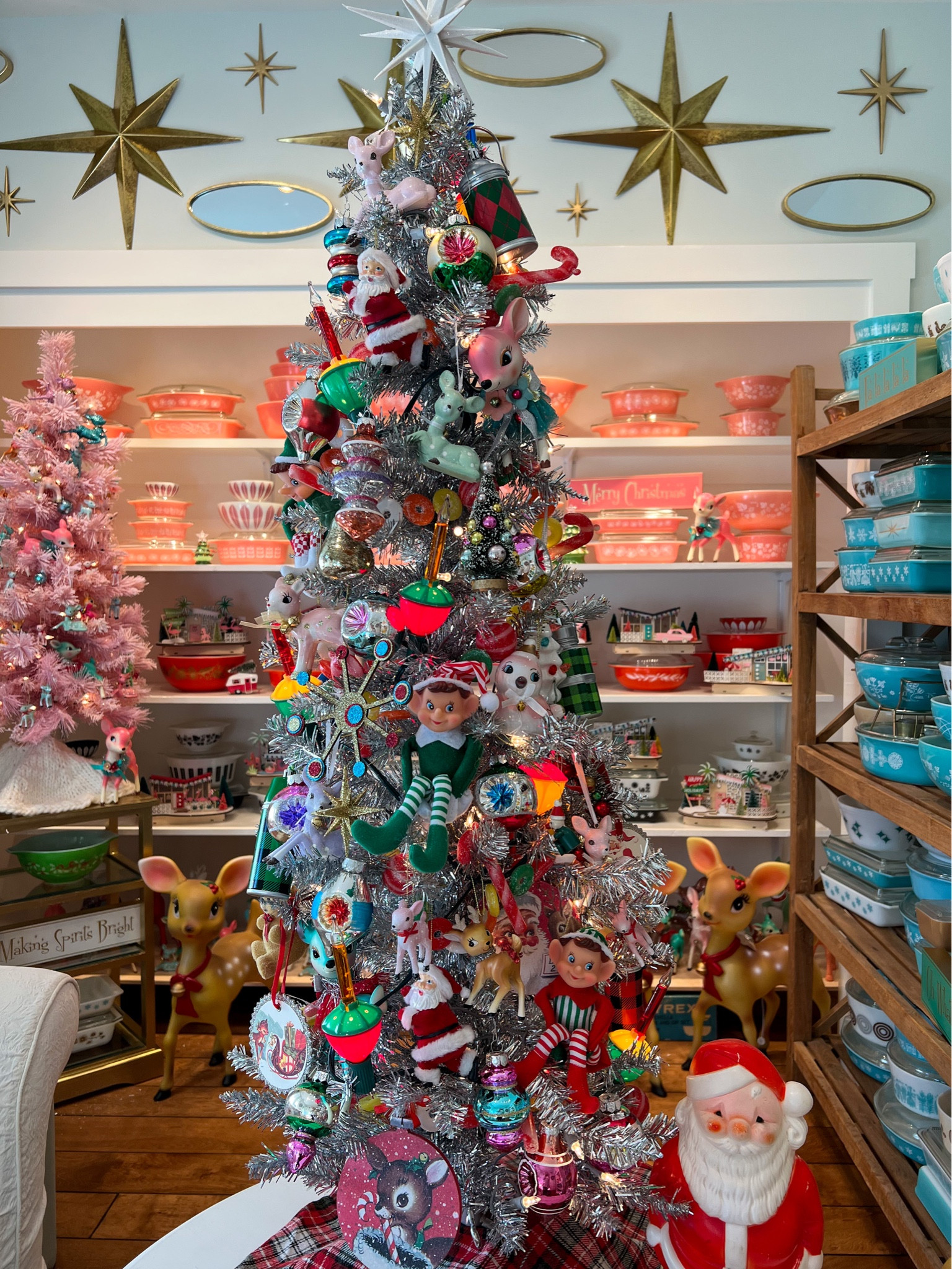 4’ Silver Tinsel Tree I used in this video. I’m also linking the 6’ version that I will be decorating soon.

#LTKHoliday #LTKhome #LTKSeasonal