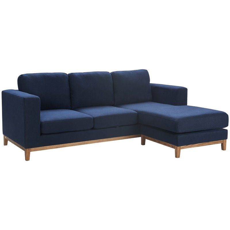 Tommy Hilfiger Berkshire Reversible Sectional with Storage Navy Blue | Walmart (US)