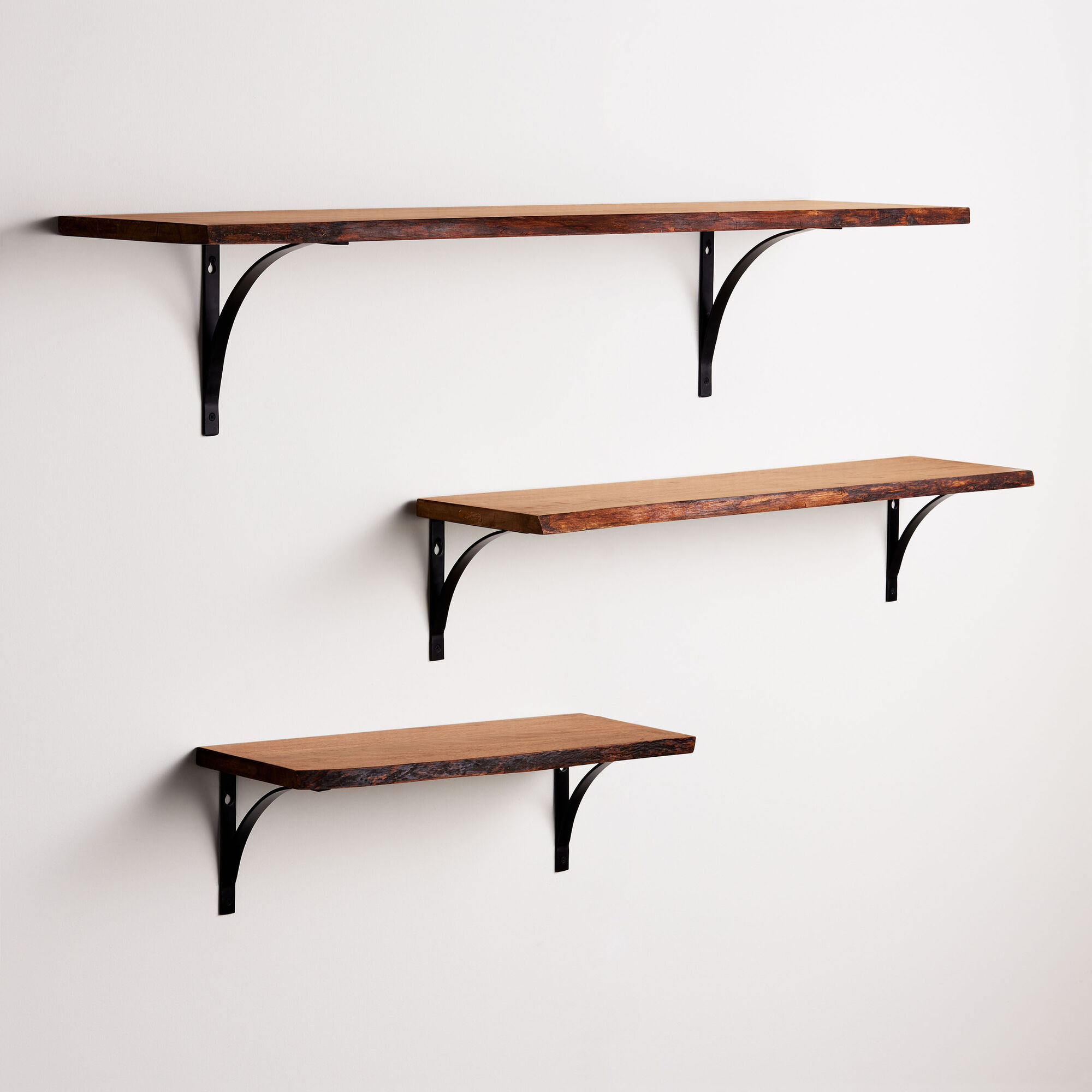Organic Edge Wood Mix & Match Wall Shelf | World Market