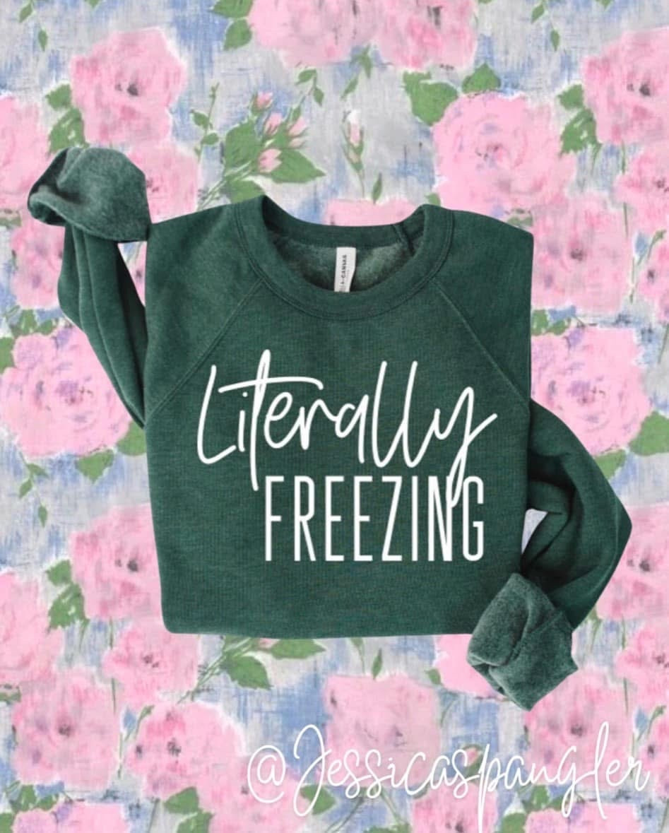 Literally Freezing Crewneck 

#LTKSeasonal #LTKdayinmylife #LTKootd