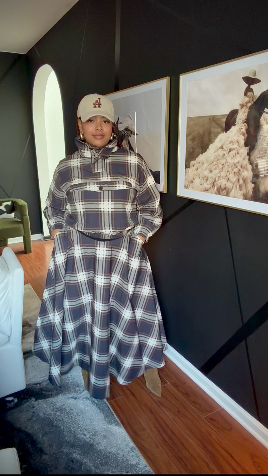 Off-duty, on trend. 
Plaid x athleisure!
 

#LTKActive #LTKNYFW #LTKWorkwear