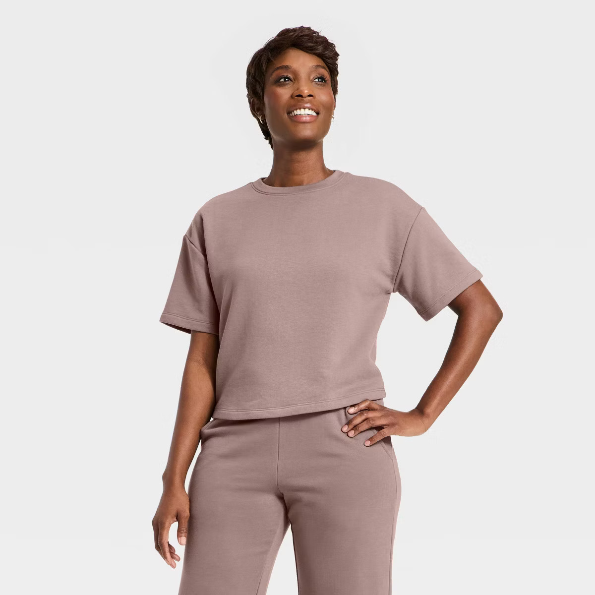 Women's French Terry T-Shirt - A New Day™ | Target