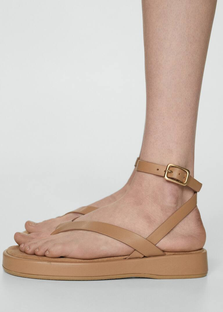 Platform strap sandals -  Women | Mango USA | MANGO (US)