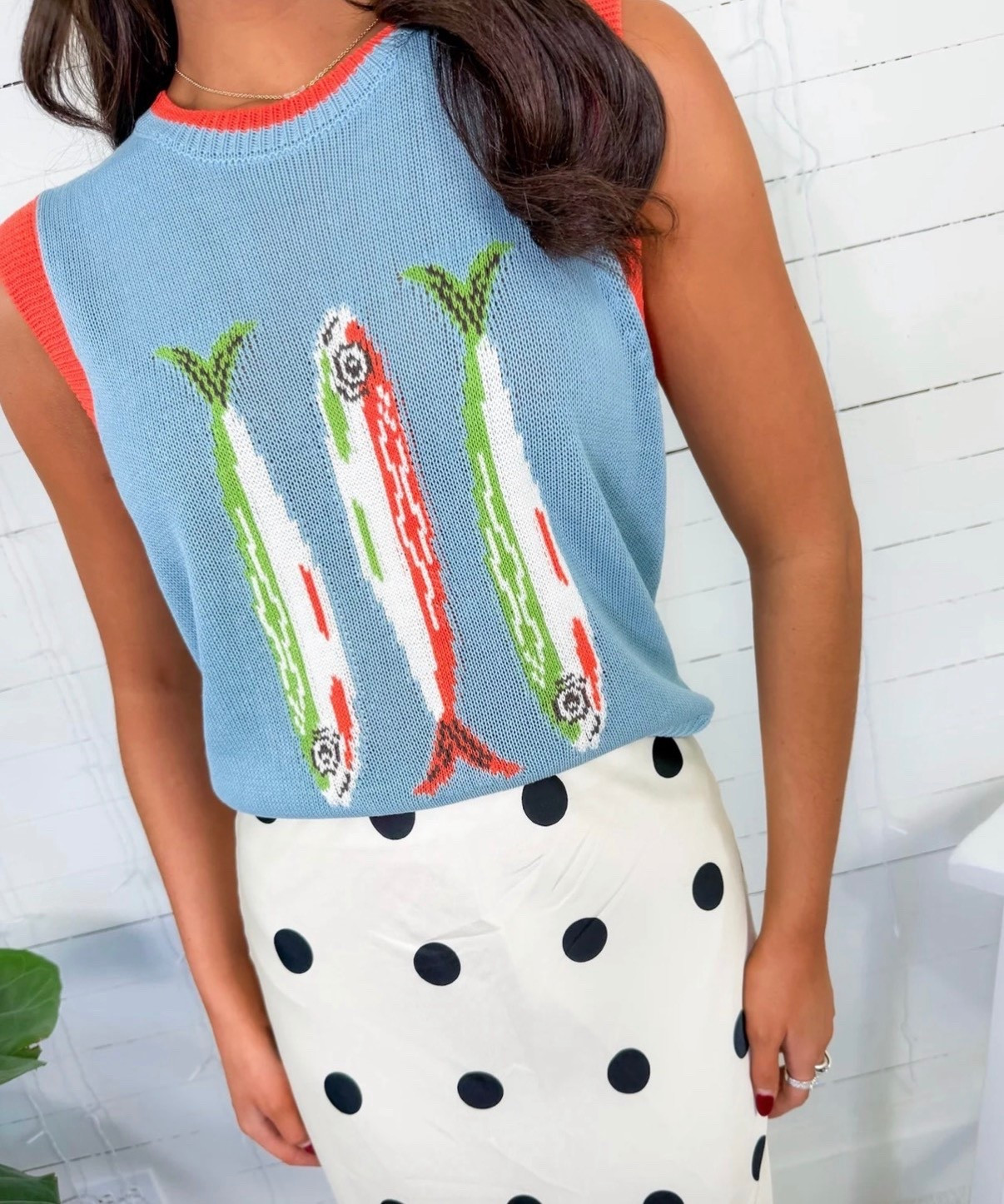 Fish sweater RESTOCKED! 

#LTKTall #LTKSpringSale #LTKootd