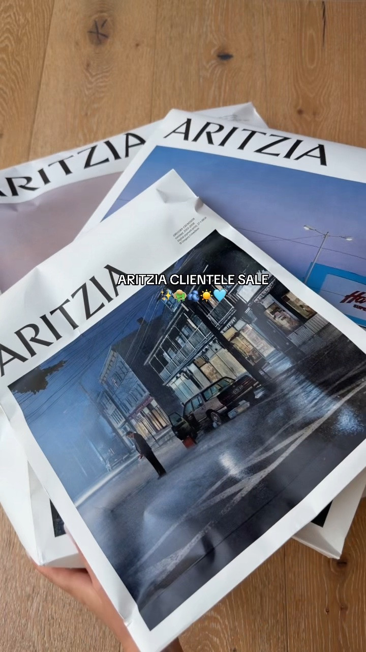 Aritzia clientele sale unboxing ✨ I will have these 🔗 on my LTK. I’ll be posting a try on soon 🫶🏻