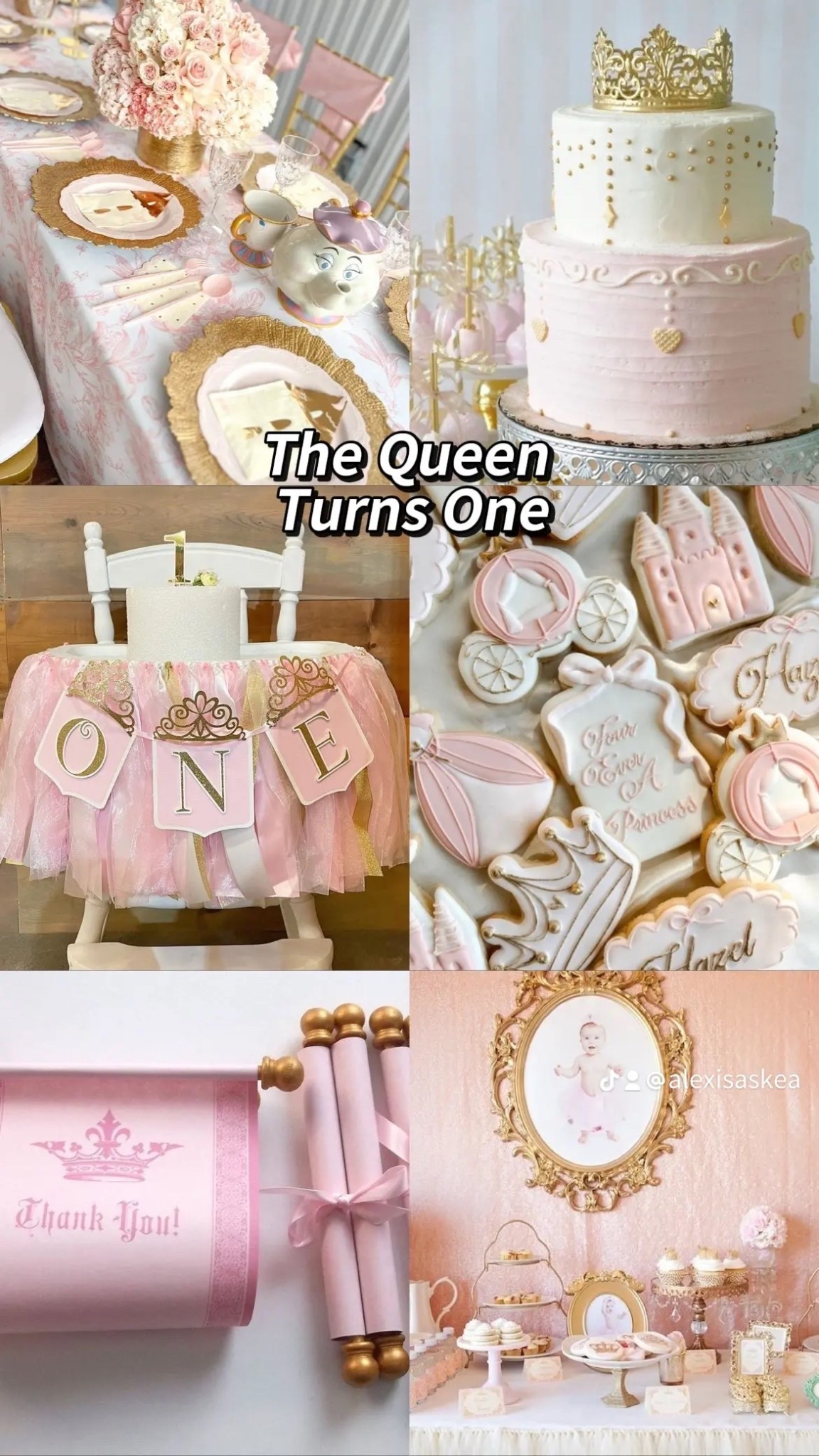 The Queen Turns One 👸 Her first birthday is right around the corner, which theme are we going to choose?!? #OneYearOld #BabyGirlParty #FirstBirthday 

#LTKParties #LTKBaby #LTKKids