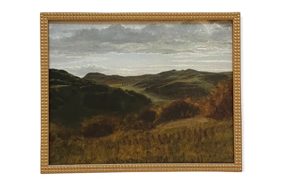 Vintage Framed Canvas Art // Framed Vintage Print // Vintage - Etsy | Etsy (US)