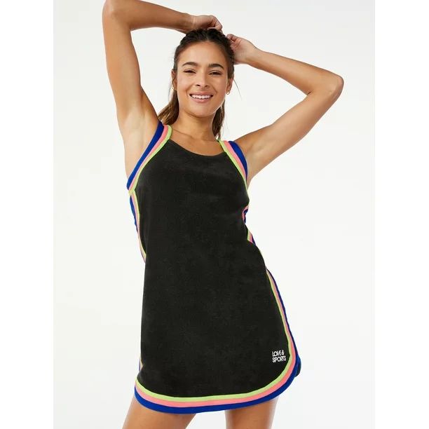 Love & Sports Women's Baby Terry Cloth Dress - Walmart.com | Walmart (US)