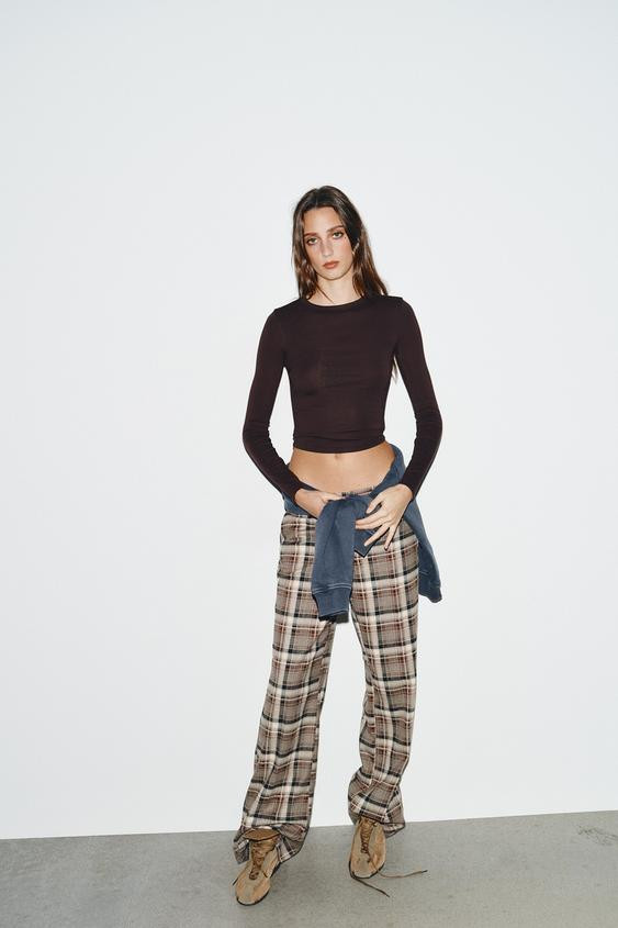 LONG SLEEVE T-SHIRT | Zara UK