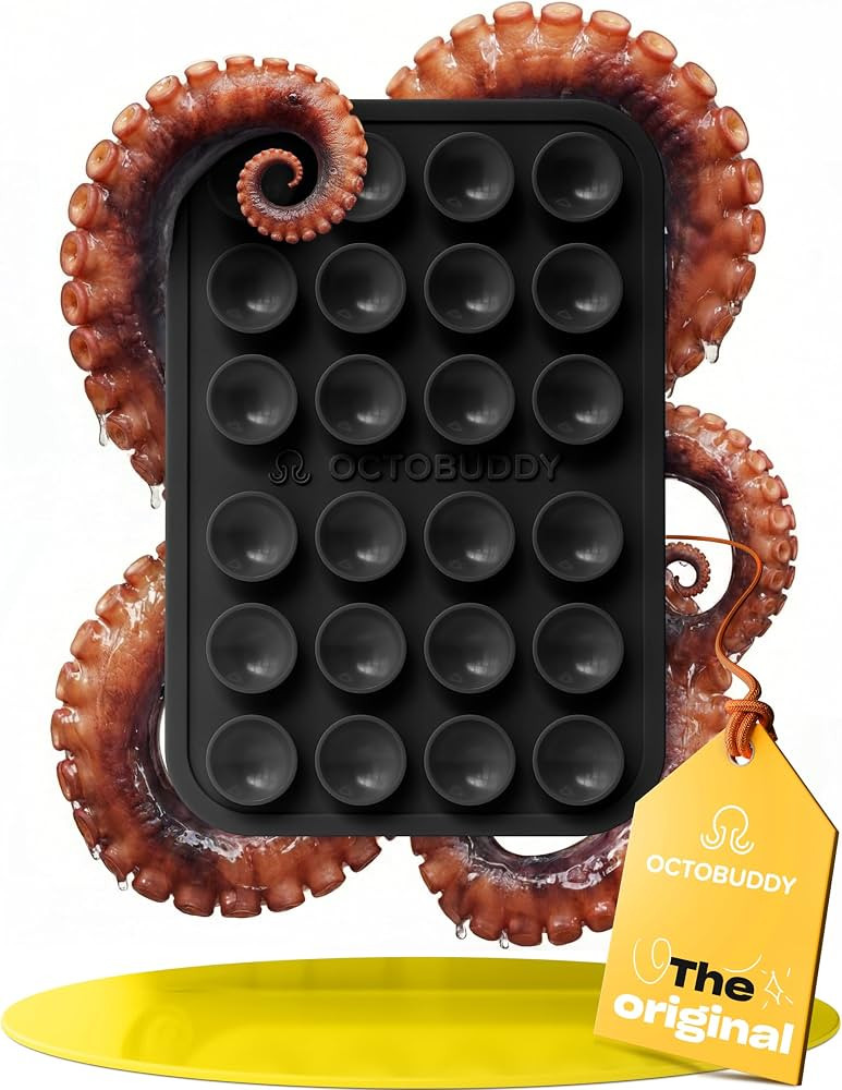 OCTOBUDDY Classic - Silicone Suction Phone Case Adhesive Mount - Hands-Free, Strong Grip Holder f... | Amazon (US)
