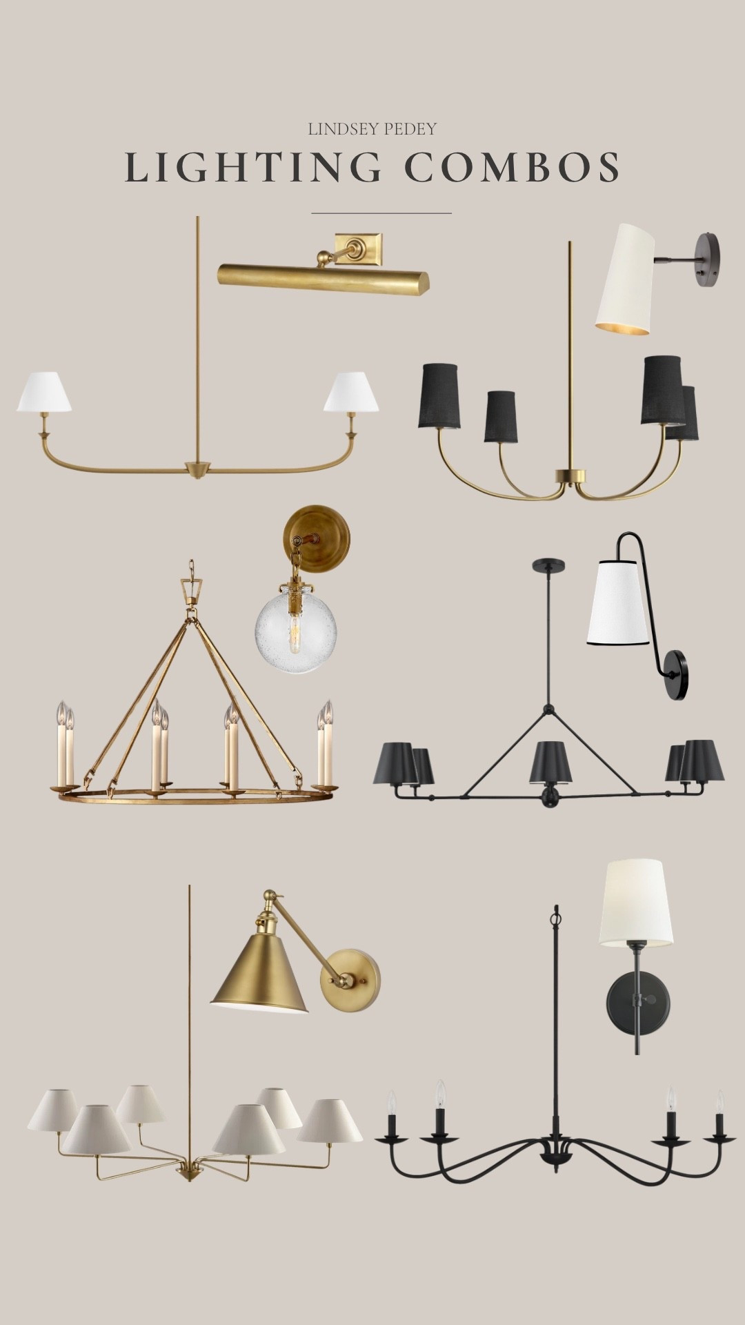 Complimentary lighting pairings ✨

Chandeliers, wall light, sconce, black wall light, brass sconce, dining room, bedroom, kitchen, home lighting

#LTKHome