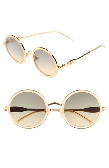 Women's Wildfox Ryder Zero 49Mm Flat Round Sunglasses - | Nordstrom