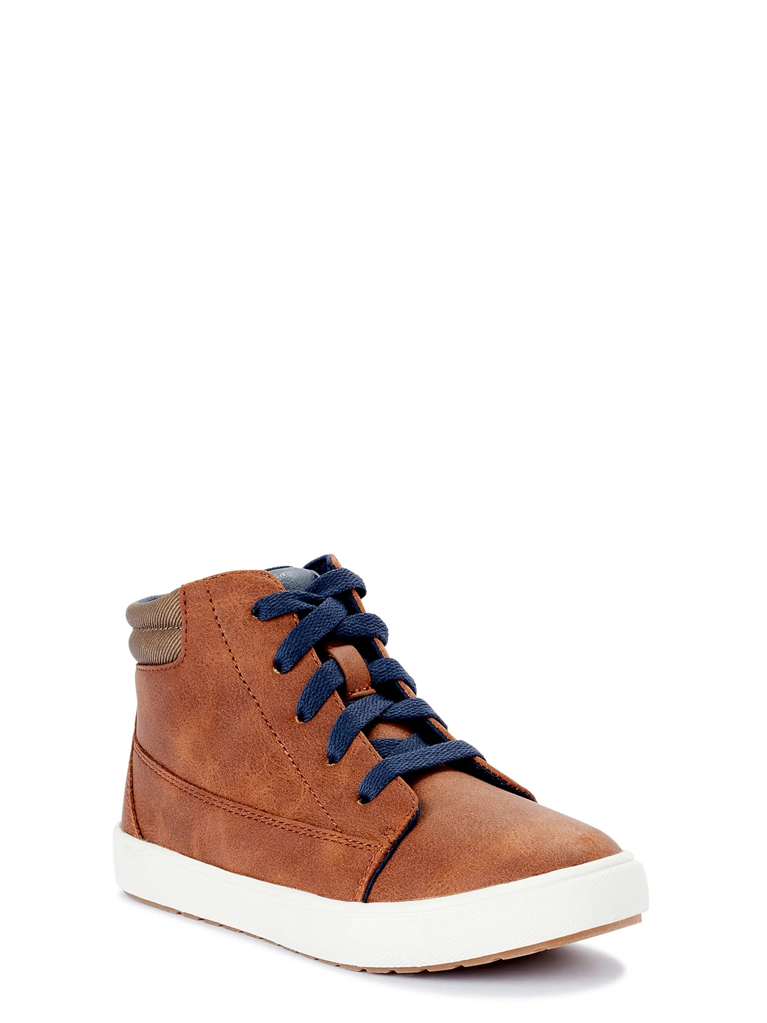 Wonder Nation Boys Casual High Top Sneakers, Sizes 13-6 | Walmart (US)