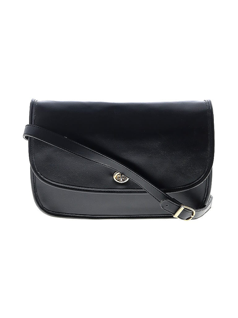 Leather Crossbody Bag: Black Bags | ThredUp