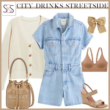 Loving this denim romper! So easy to style for your spring outfit and easy to dress up with these sandals! So cute!

#LTKstyletip #LTKtravel #LTKover40