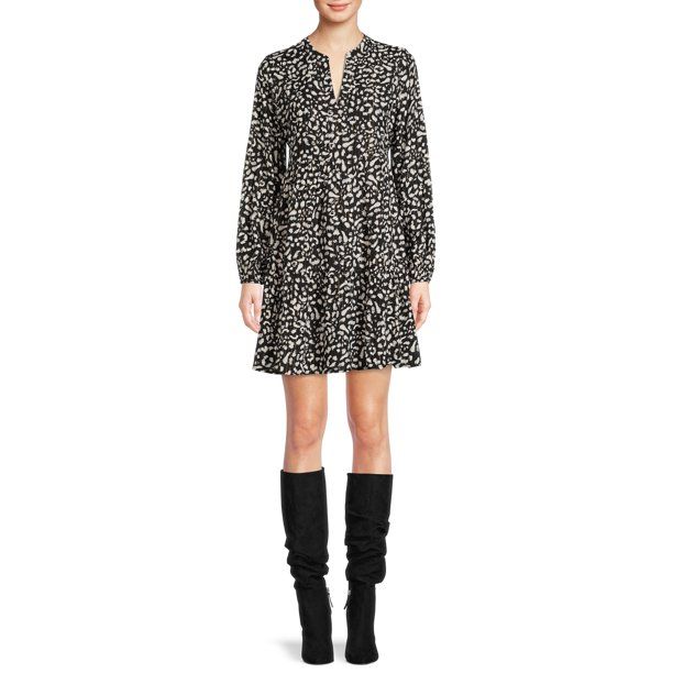 The Get Women's Tiered Midi Dress | Walmart (US)