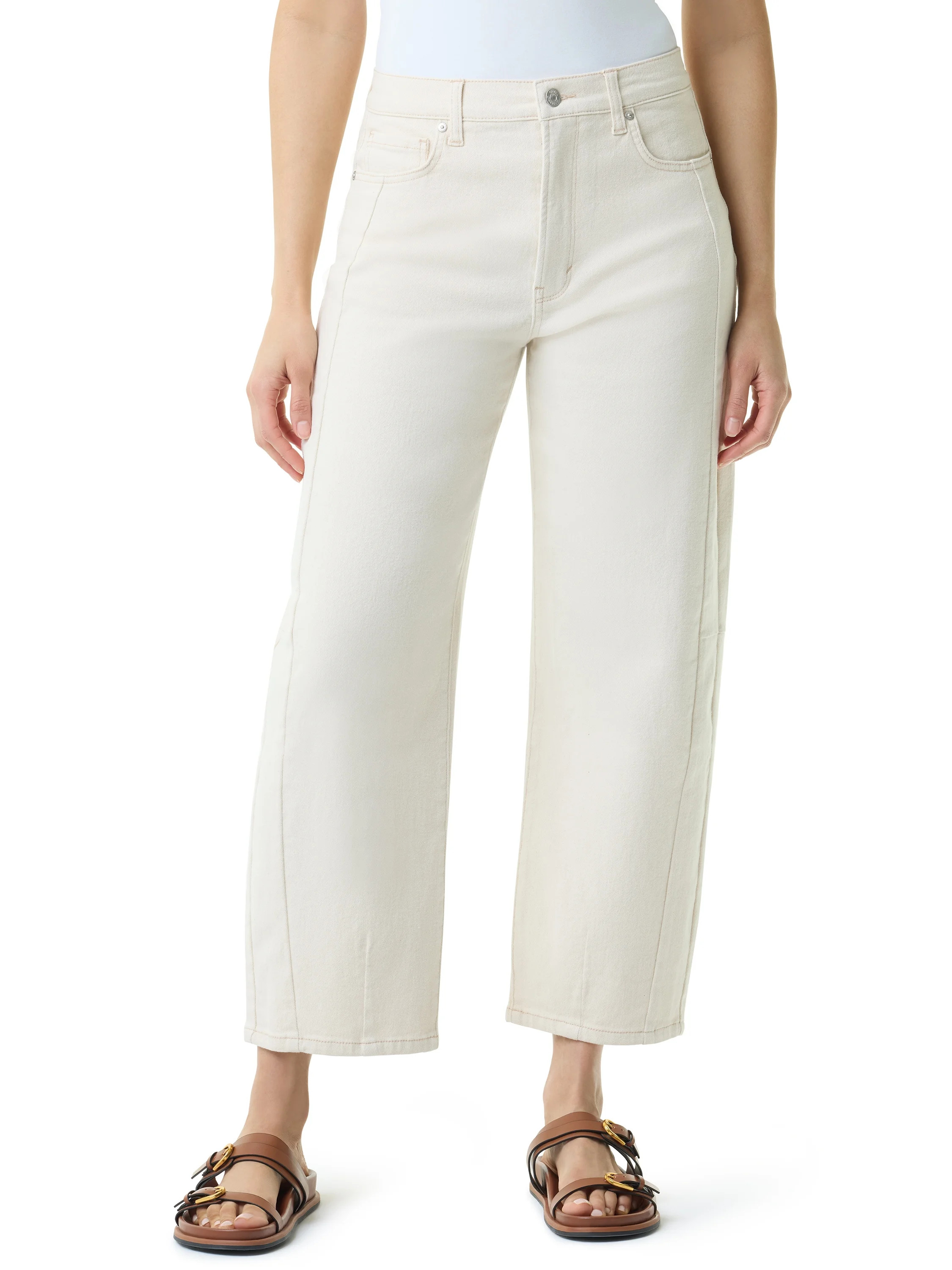 Gloria Vanderbilt Swan Series Women's Barrel Jeans, Sizes 2-18 | Walmart (US)