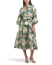 Textured Button Down Dress | TJ Maxx