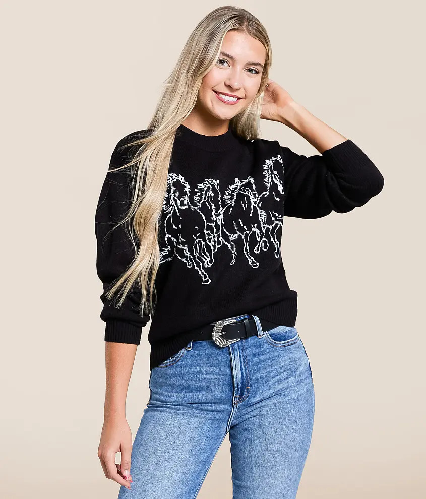Horses Sweater | Buckle