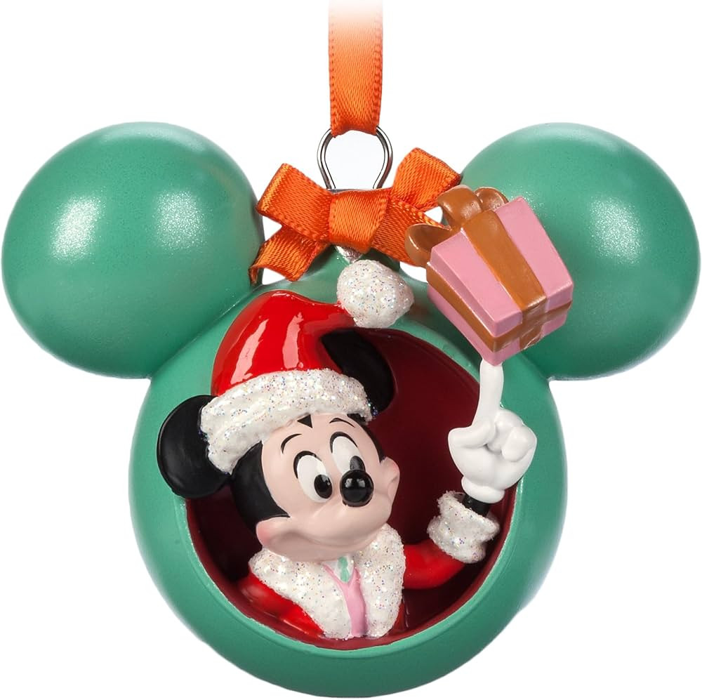 Disney Santa Mickey Mouse Icon Sketchbook Ornament | Amazon (US)