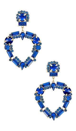 Love Me Earrings in Indigo | Revolve Clothing (Global)