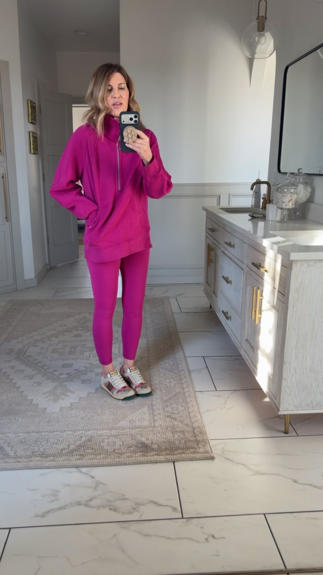 Oversized scuba in m/l
Leggings size 6

#LTKdayinmylife #LTKgrwm #LTKOver40