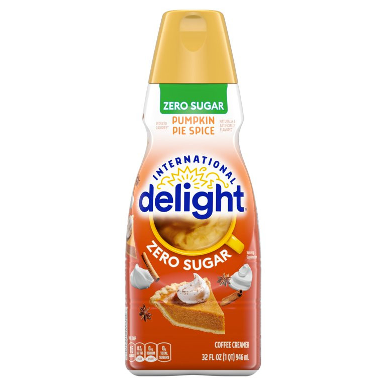 International Delight Sugar-Free, Zero Sugar Pumpkin Pie Spice Coffee Creamer, 32 Oz. - Walmart.c... | Walmart (US)