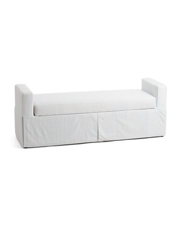 61in Cleo Storage Bench | Polyester | Marshalls