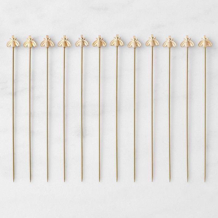 Honeycomb Charcuterie Picks, Set of 12 | Williams-Sonoma