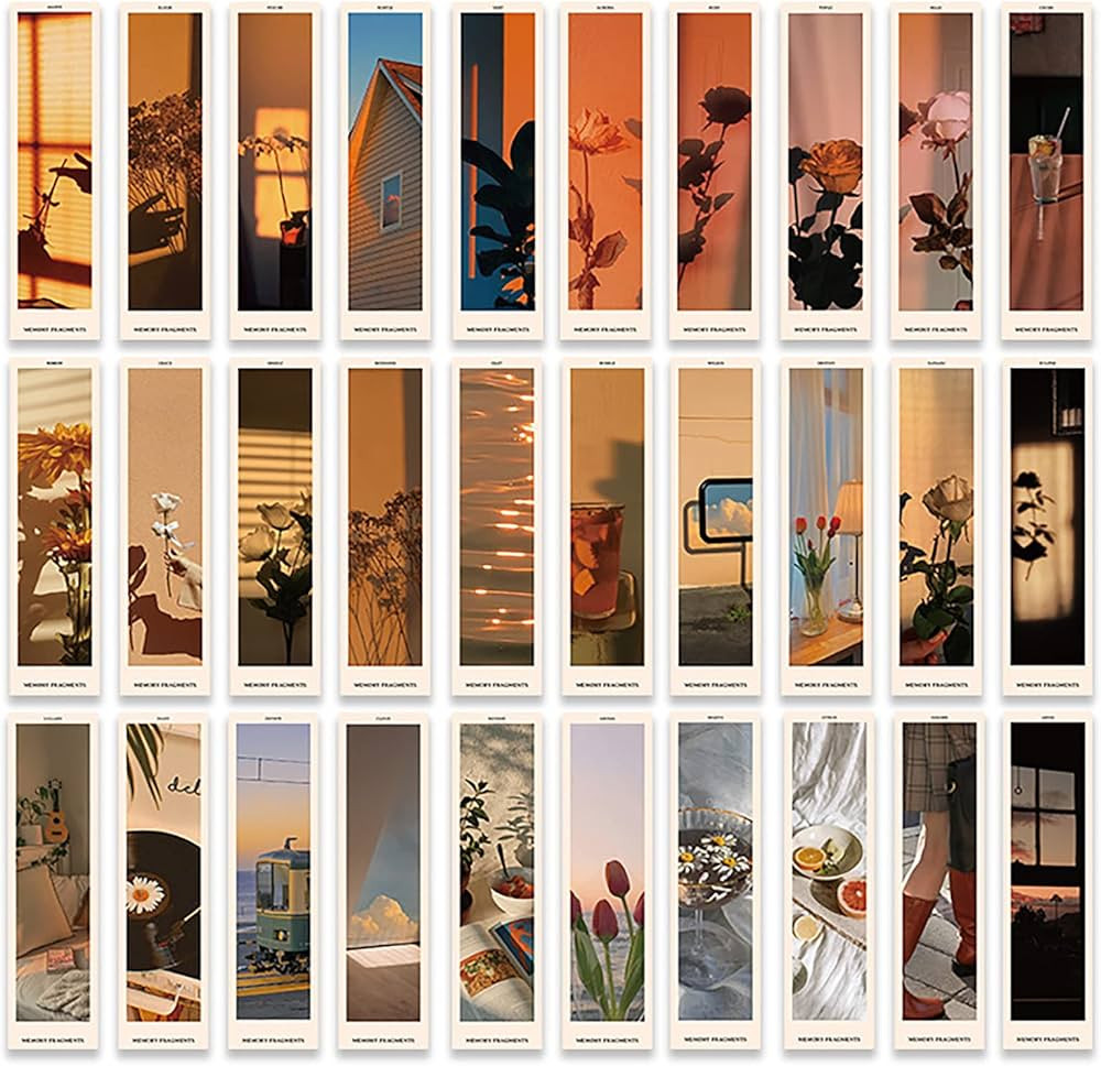 Doraking 30PCS Vintage Mood Scene Theme Paper Bookmarks for Book Lovers, Boxed Bookmarks Set (Dai... | Amazon (US)